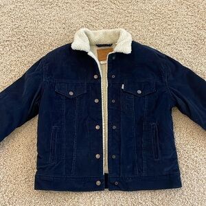 Levi’s Navy Blue Corduroy Jacket
